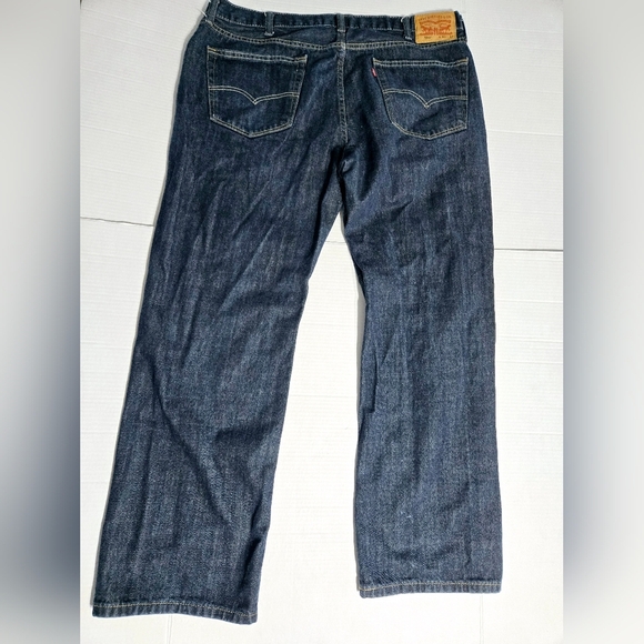 Levis 559 Jeans Men Big & Tall 40 x 32 Relaxed Straight Fit Dark Wash Classic - Picture 7 of 12